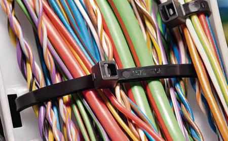 111-05000-T50R-PA66-BK HellermannTyton Black Cable Tie Nylon, 200mm x 4.6 mm