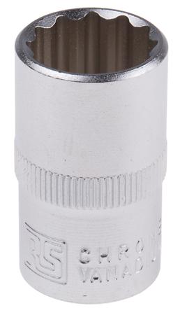 830-4117 RS PRO 1/2 in Drive 16mm Standard Socket, 12 point