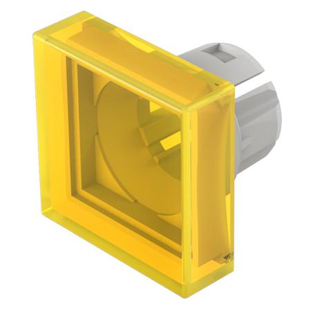 51-951.4 Indicator Lens Square Style, Yellow, 15.3 Long