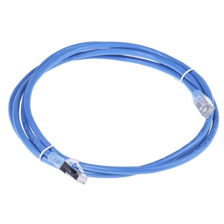 557-418 2m F/UTP, PVC Cat5e Ethernet Cable Assembly Blue