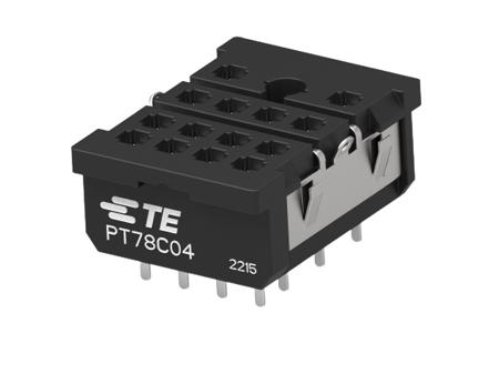2071566-5 TE Connectivity 2071566 14 Pin 230V DIN Rail Relay Socket, for use with Relay