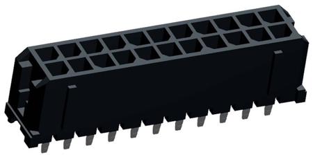 43045-2212 Molex MICRO-FIT 3.0 43045, 3mm Pitch, 22 Way, 2 Row, Straight PCB Header, Through Hole