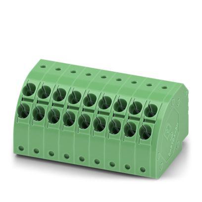 1725198 Phoenix Contact, 3.5mm Pitch, 5/..-PH, PTDA 1, 18 Way, , Pluggable Terminal Block, Plug, PCB Mount, Push In Spring