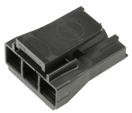44441-2003 Molex SABRE 44441, 7.49mm Pitch, 3 Way, 1 Row Female Connector Housing