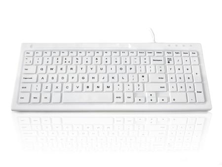 KYB-MED-103-UWH Ceratech  Wired USB Keyboard, QWERTY (UK), White