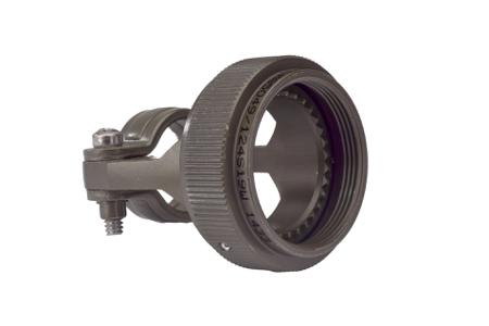 BS1SRL12999XZN Amphenol India Dark Brown Strain Relief Clamp, Shell Size 13 for use with Connector