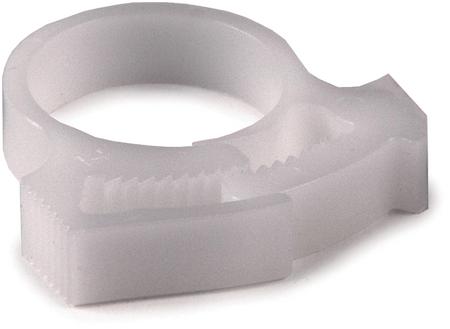 191-10149-SNP14-E--POM-NA HellermannTyton Cable Clip Natural Polyacetal Snapper Hose Clip, 19.9mm Max. Bundle
