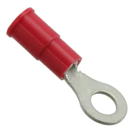190540037 Molex, 19054 Insulated Crimp Ring Terminal, 8 (M4) Stud Size, Red