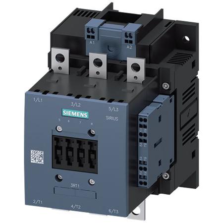 3RT1056-2AT36 Siemens SIRIUS 3RT Contactor, 575 → 600 V Coil, 3-Pole, 65 A, 90 kW, 2 NO + 2 NC, 1 kV