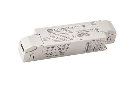 XLC-60-H-S MEAN WELL LED Driver Power Supply, 60V Output, 60W Output, 1.7A Output, Constant Power Dimmable
