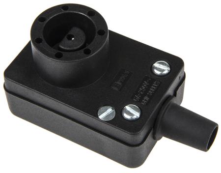 PX0956/S Bulgin Power Connector Cable Mount Socket, 8, Screw Down Termination, 6A, 250 V ac