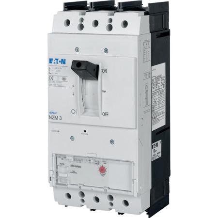 269285-NZMH3-AEF350-NA Eaton, Eaton Moeller NZM MCCB Molded Case Circuit Breaker 3P 350A, Breaking Capacity 9 kA, Fixed Mount
