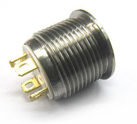 175-9205 Push Button Switch, IP67, 16 Dia.mm, Panel Mount Blue LED, 36V dc