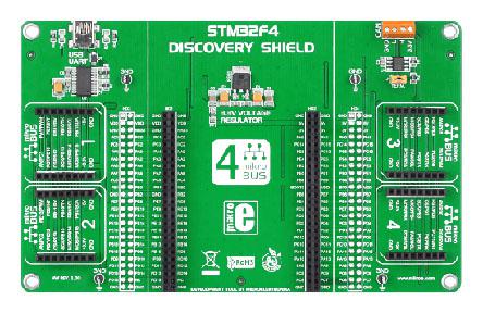 MIKROE-1481 MikroElektronika Discovery Shield