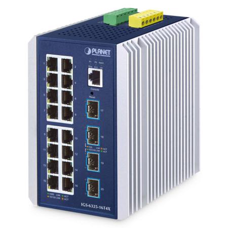 IGS-6325-16T4X Planet , Managed Switch 16 Port Network Switch RJ-45
