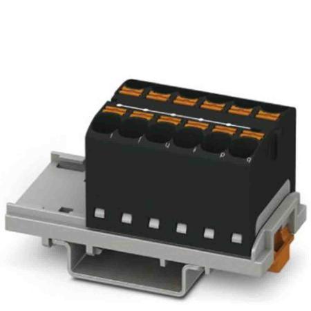 3273562 Phoenix Contact Distribution Block, 12 Way, 0.2 → 6mm², 32A, 800 V, Black