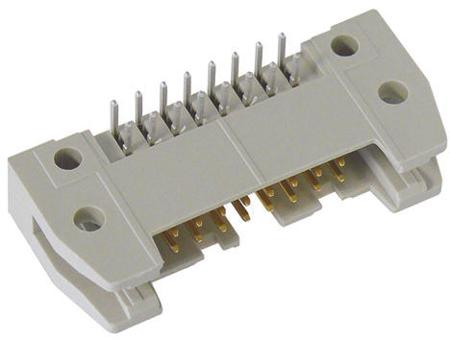 09185106923 HARTING SEK 18 Series Right Angle Through Hole PCB Header, 10 Contact(s), 2.54 mm Pitch, 2 Row, Shrouded