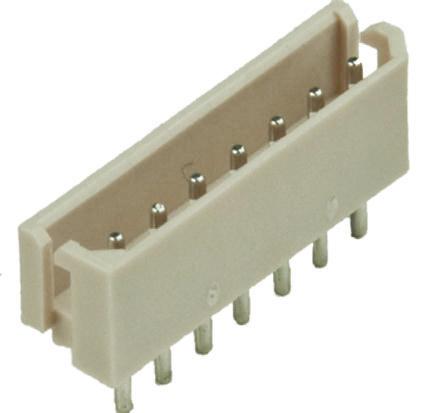 22-03-5075 Molex SPOX Series Straight Through Hole PCB Header, 7 Contact(s), 2.5 mm Pitch, 1 Row, Shrouded