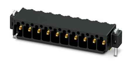 1706218 Phoenix Contact, 2.54mm Pitch, MC 0.5/ 7-G-2.54 P20THRR44C1, 7 Way, Right Angle, Pluggable Terminal Block, Header,