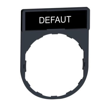 ZBY2134 Schneider Electric Legend Holder for Use with XB4 Series, Défaut