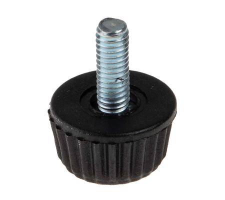 830-4145 RS PRO Black Knurled Clamping Knob, M4, Threaded Hole