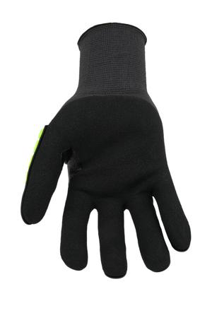 840-05 Ansell R840 Black Nylon, Spandex Abrasion Resistant, Extra Grip Work Gloves, Size 5, Nitrile Coating