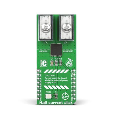 MIKROE-1578 MikroElektronika Hall Current Click for TLI4970-D050T4 Contact-Free Measurement Systems