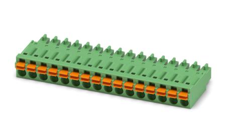 1748118 Phoenix Contact, 3.81mm Pitch, 5/16-ST, FMC 1, 16 Way, , Pluggable Terminal Block, Plug, Cable Mount, Spring Cage