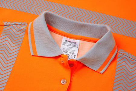 LFE974-NB-16 PULSAR LFE951 Orange Women Hi Vis Polo Shirt, 16in