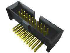 SHF-110-01-L-D-SM-K-TR Samtec SHF Series Straight Surface PCB Header, 20 Contact(s), 1.27 mm Pitch, 2 Row, Shrouded