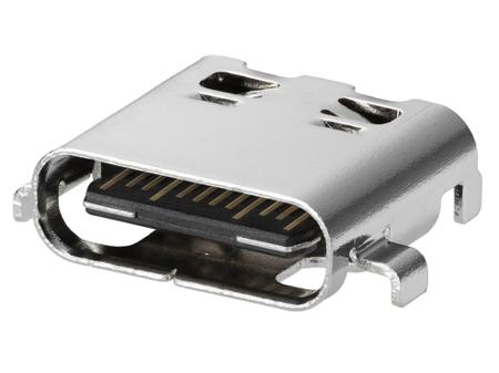 105455-0101 Molex Right Angle, SMT, Socket- Single Port Type C 3.1 USB Connector