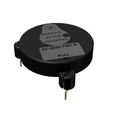 AT-2830-TWT-R PUI Audio 93dB(A) Through Hole External Piezo Buzzer Transducer, 28.5 x 28.5 x 16.2mm, 3V Min, 28V Max