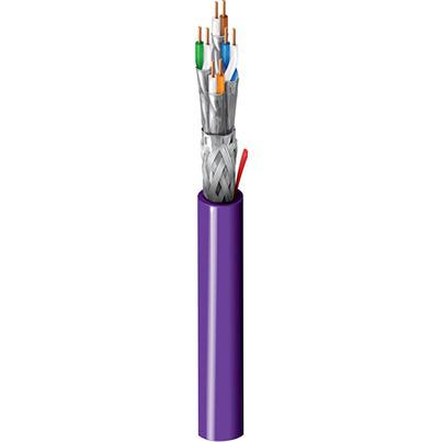 10GXE02.06500 Belden10GXE02, 500m Cat6a, Blue Unterminated to Unterminated, S/FTP Shielded, Unterminated LSZH Sheath