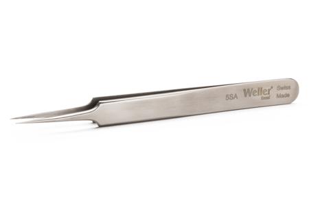 5SA Weller Erem 115 mm, Stainless Steel, Pointed; Relieved, Tweezers