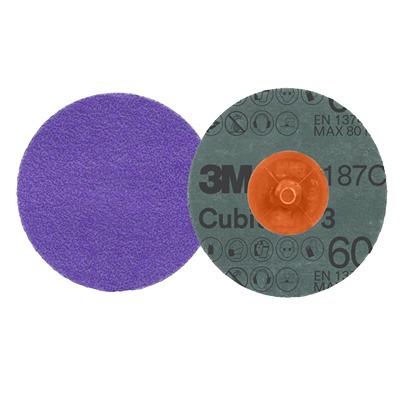 7100331745 3M 1187C Ceramic Grinding Disc, 50mm, 60+ Grade, 50 in pack