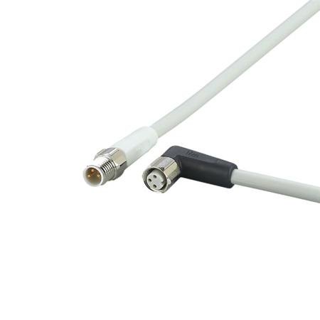 EVF154 ifm electronic Male 3 way M8 to Female 3 way M8 Communication Cable, 0.3 m