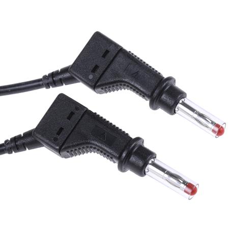 66.9407-050-21 Staubli, 32A, 600V, Black, 500mm Lead Length