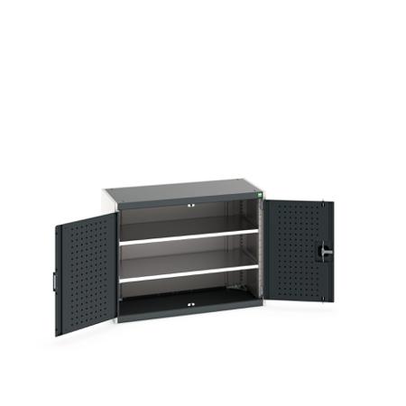 40013046-19V Bott 2 Door Sheet Steel Floor Standing Cupboard, 1050 X 525 X 800mm