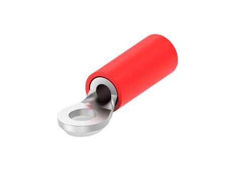 320553 TE Connectivity, PIDG Ring Terminal, M2.5mm Stud Size, Red
