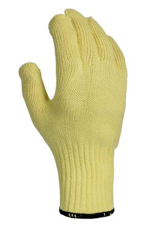KPG10-T09 Delta Plus KPG10 Yellow Heat Resistant Work Gloves, Size 9, Large, Para-aramid outside
