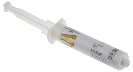 TCOR75S Electrolube Metal Oxide Thermal Conductive Adhesive, 24 h Cure, 75 ml Syringe