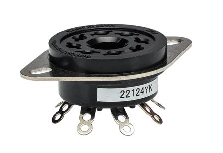 PL08 Omron MKS 8 Pin 250V ac PCB Mount Relay Socket, for use with MK Series Relay
