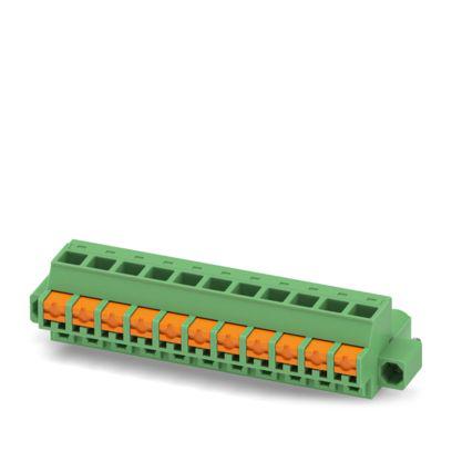1860866 Phoenix Contact FKCOW Series PCB Connector, 11-Contact, 5.08mm Pitch, Screw, 1-Row, Push In Spring Termination