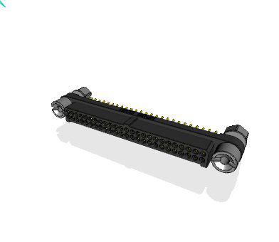 MHDAS2M050YDE60 Amphenol Socapex MHDAS Series Straight PCB PCB Header, 50 Contact(s), 1.27 mm Pitch, 2 Row, Shrouded