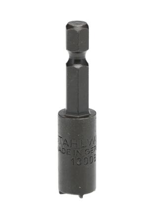 08230001 STAHLWILLE 1/4 in Drive Bit Socket, Hex Bit, 6.3mm, 50 mm Overall Length