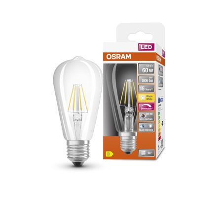 4058075603035 LEDVANCE LED Superstar Plus Classic E27 LED Bulbs 5.8 W(60W), 2700K, Warm White, Bulb shape