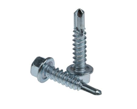 546-5884 RS PRO Bright Zinc Plated Steel Self Drilling Screw M5.5 x 25mm Long