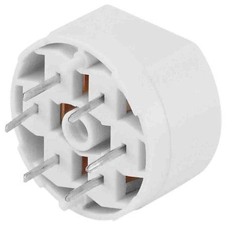 31-940 PCB plug-in base LL connector axial