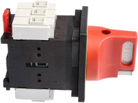 VCF2 3 Pole Panel Mount Non Fused Isolator Switch, 40 A, 18.5 kW, IP20, IP65