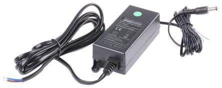 T5485ST RS Pro 24W Desktop Power Supply, 100 → 240 V ac, 12V dc 2A Output Level V 1 Output, Fixed Bare end